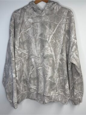 Abercrombie & Fitch Essential Popover Camo Hoodie Off White Camo XL